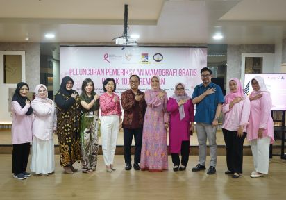 Peluncuran Pemeriksaan Mammografi Gratis untuk 100 Perempuan, Kolaborasi YKPI, Henky Leon&rsquo;s Family, RSU Royal Prima, UNPRI, dan Komunitas Anggrek