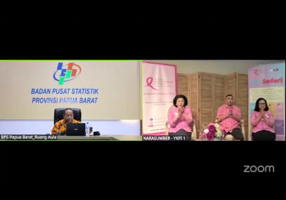 YKPI Beri Sosialisasi Skrining Deteksi Dini Kanker Payudara dan Praktik SADARI kepada Dharma Wanita Persatuan (DWP) Badan Pusat Statistik (BPS) Papua Barat